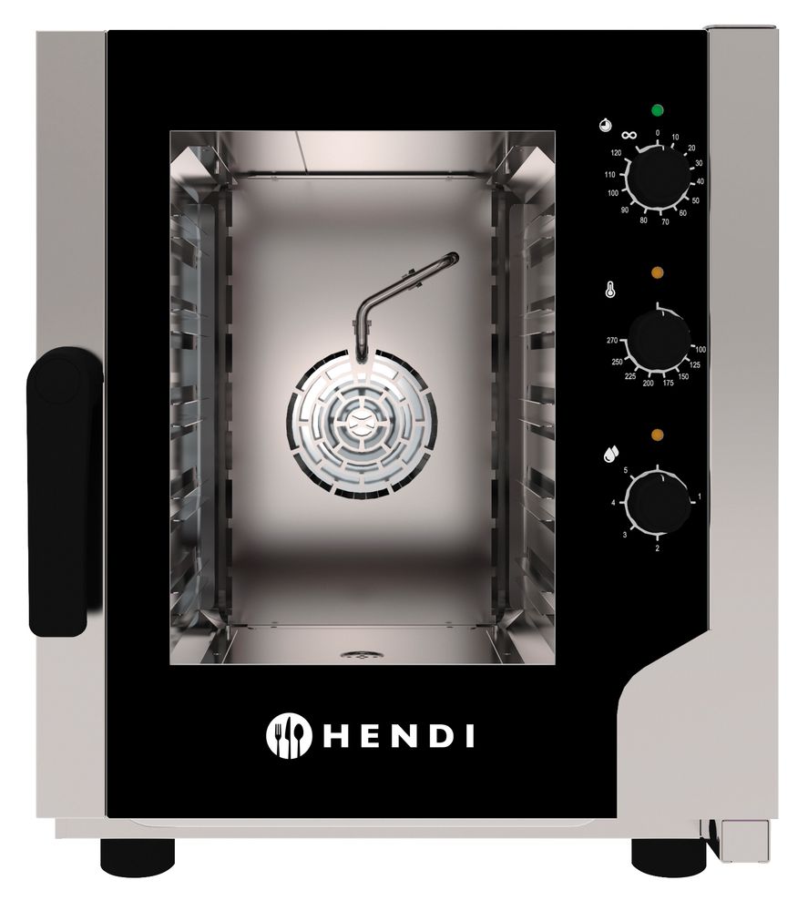 Hetelucht stoomoven Control 5x GN 2/3, HENDI, 230V/3200W, 550x754x(H)662mm
