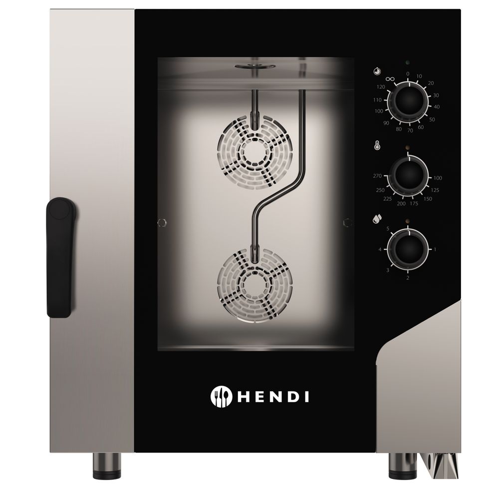 Hetelucht stoomoven CONTROL 7x GN1/1, HENDI, 400V/10400W, 730x855x(H)850mm