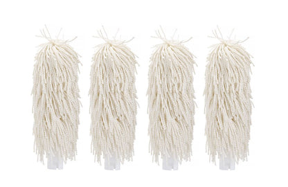 Borstels voor poleermachine – 2 stuks, HENDI, Middel, Wit, 205x55mm