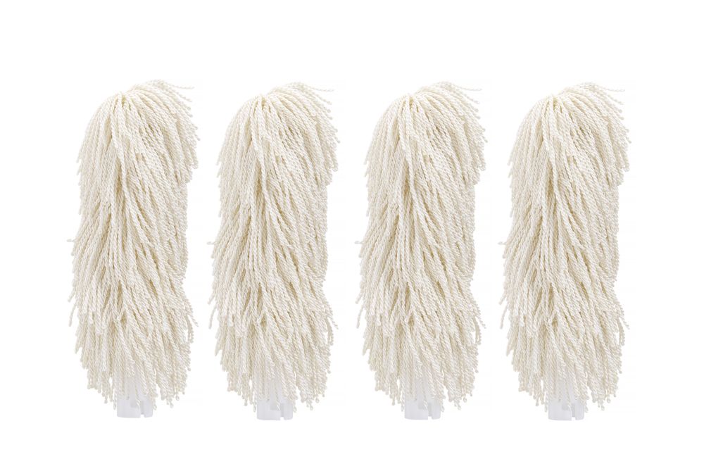 Borstels voor poleermachine – 2 stuks, HENDI, Groot, Wit, 235x55mm