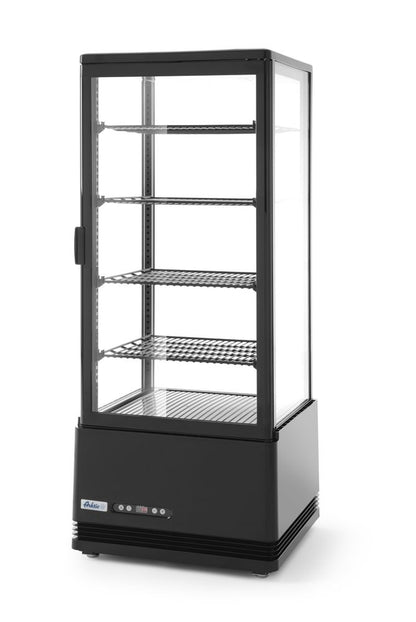 Koelvitrinekast 98L, Arktic, Zwart, 230V/210W, 444x397x(H)1100mm