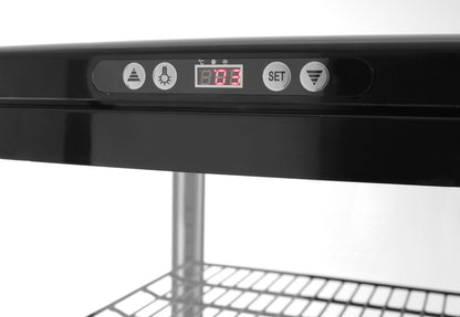 Koelvitrinekast 270L, Arktic, zwart, Zwart, 230V/290W, 556x526x(H)1913mm
