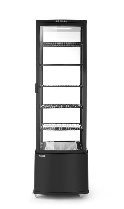 Koelvitrinekast 270L, Arktic, zwart, Zwart, 230V/290W, 556x526x(H)1913mm