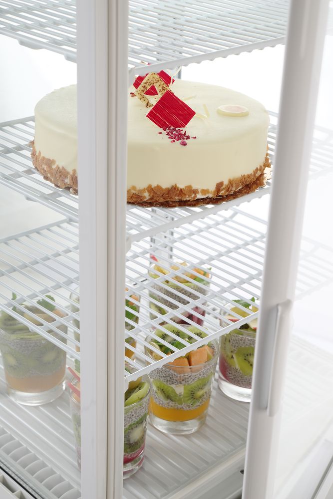 Koelvitrinekast 68L, Arktic, wit, 230V/170W, 444x397x(H)875mm