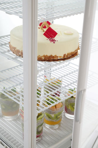 Koelvitrinekast 68L, Arktic, wit, 230V/170W, 444x397x(H)875mm