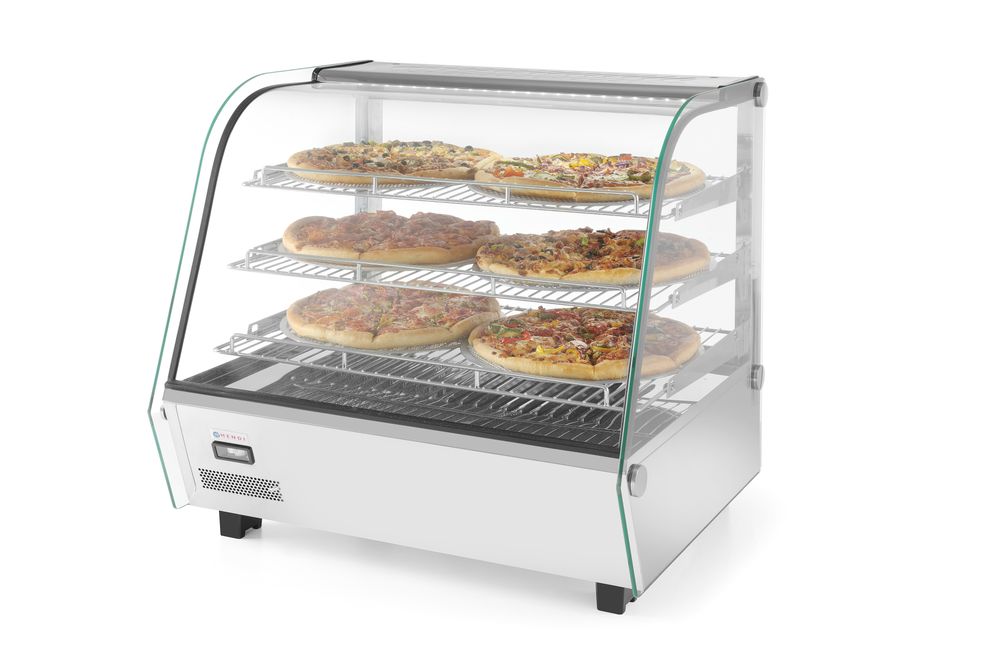 Opzet warmhoudvitrine, HENDI, 120 Liter, 230V/1100W, 685x575x(H)680mm