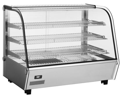 Opzet warmhoudvitrine, HENDI, 160 Liter, 230V/1500W, 885x570x(H)680mm