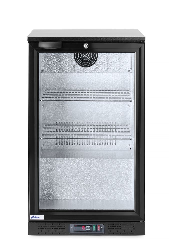 Backbar koelkast met enkele deur, Arktic, 103L, Zwart, 220-240V/120W, 500x530x(H)865mm