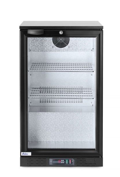 Backbar koelkast met enkele deur, Arktic, 103L, Zwart, 220-240V/120W, 500x530x(H)865mm
