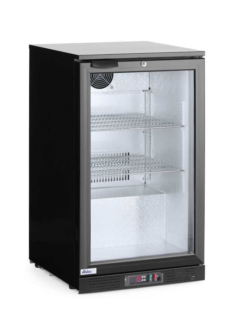 Backbar koelkast met enkele deur, Arktic, 103L, Zwart, 220-240V/120W, 500x530x(H)865mm