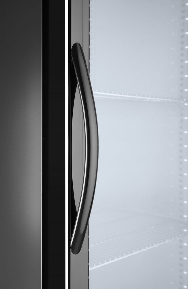 Backbar koelkast met enkele deur, Arktic, 300L, Zwart, 220-240V/195W, 600x528x(H)1820mm