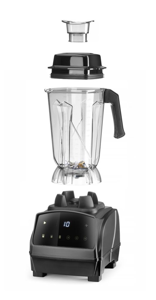Bar blender digitaal, HENDI, 2,5L, Zwart, 220-240V/1680W, 220x240x(H)535mm