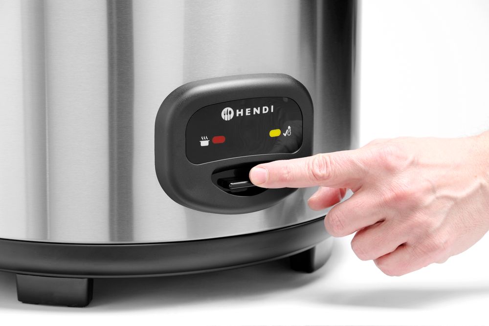 Rijstkoker & -warmer 5,4l, HENDI, Profi Line, 5,4L, 230V/1950W, 513x422x(H)380mm