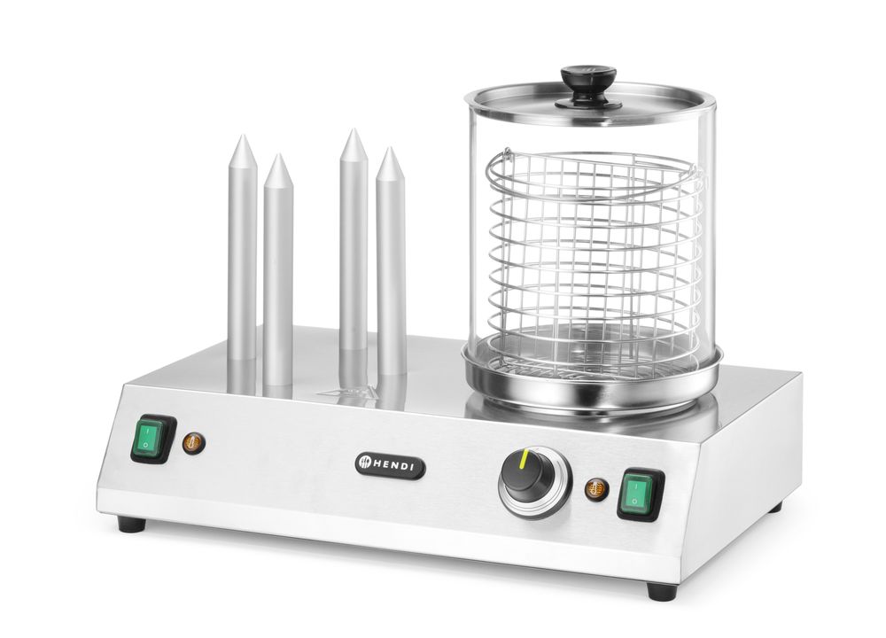 Worst en hotdogbroodjes warmer, HENDI, 220-240V/550W, 500x310x(H)395mm