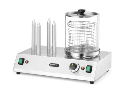 Worst en hotdogbroodjes warmer, HENDI, 220-240V/550W, 500x310x(H)395mm