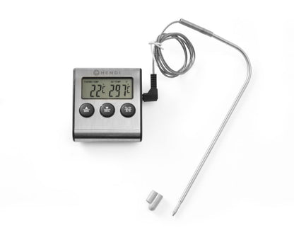 Braad thermometer met timer, HENDI, 65x70x(H)17mm
