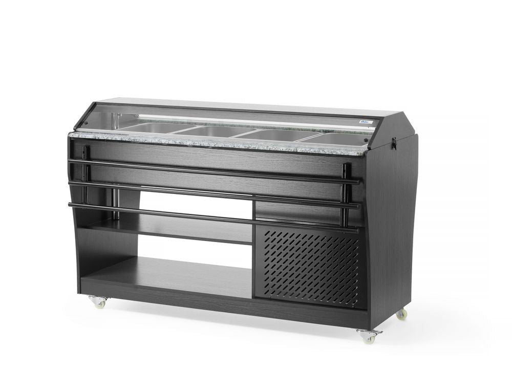 Saladebuffet display, Arktic, GN 1/1, 1490x765x(H)1370mm