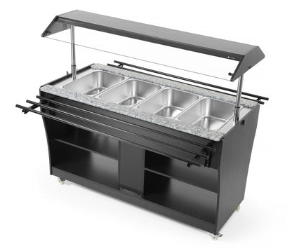 Warm buffet display, HENDI, GN 1/1, 1490x765x(H)1370mm