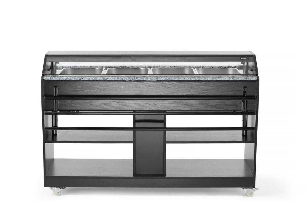 Warm buffet display, HENDI, GN 1/1, 1490x765x(H)1370mm