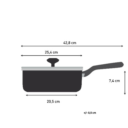 Tefal So'Light Hapjespan 24 cm - Alle Warmtebronnen
