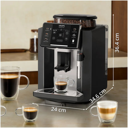Krups Sensation Koffiemachine C10 Black Nube EA910A, Zwart