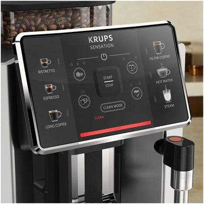 Krups Sensation Koffiemachine C10 Black Nube EA910A, Zwart