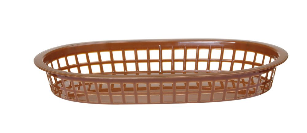 Serveermanden fastfoodstijl, HENDI, Bruin, 6 st., 275x175x(H)38mm