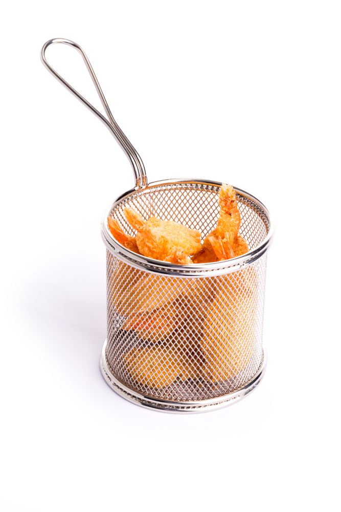 Frituurmandjes miniaturen, HENDI, 90x90x(H)90mm