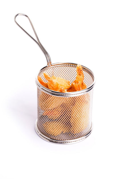 Frituurmandjes miniaturen, HENDI, 90x90x(H)90mm