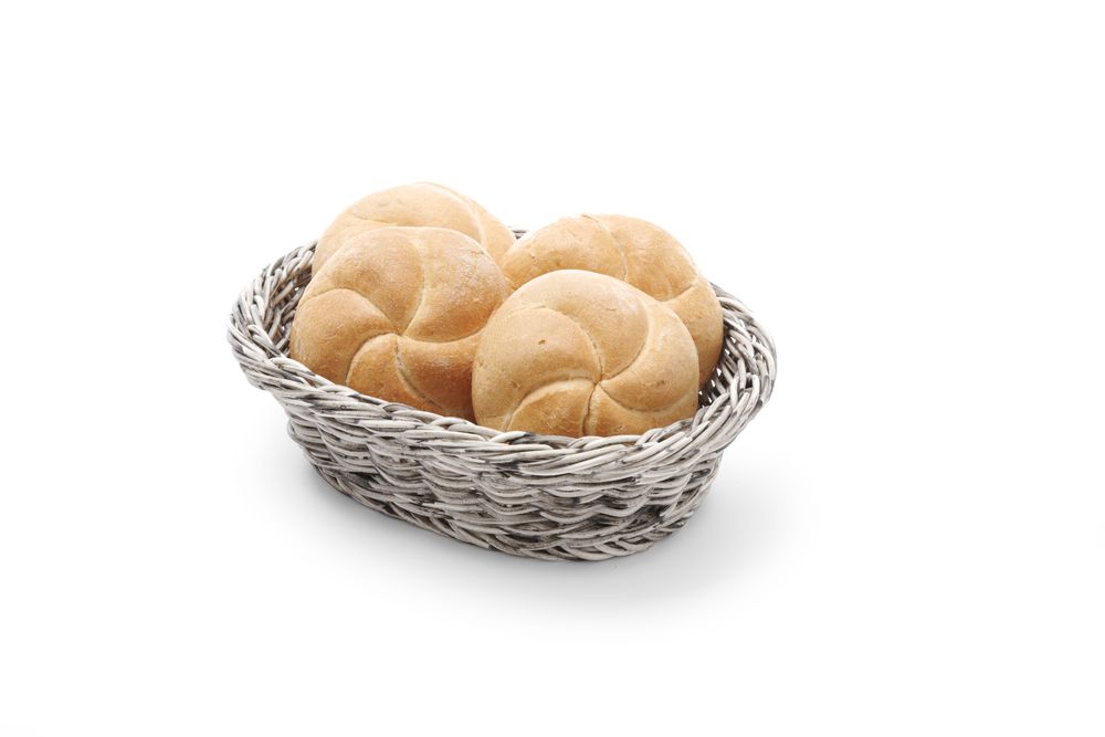 Broodmand ovaal, HENDI, Lichtgrijs, 250x190x(H)65mm