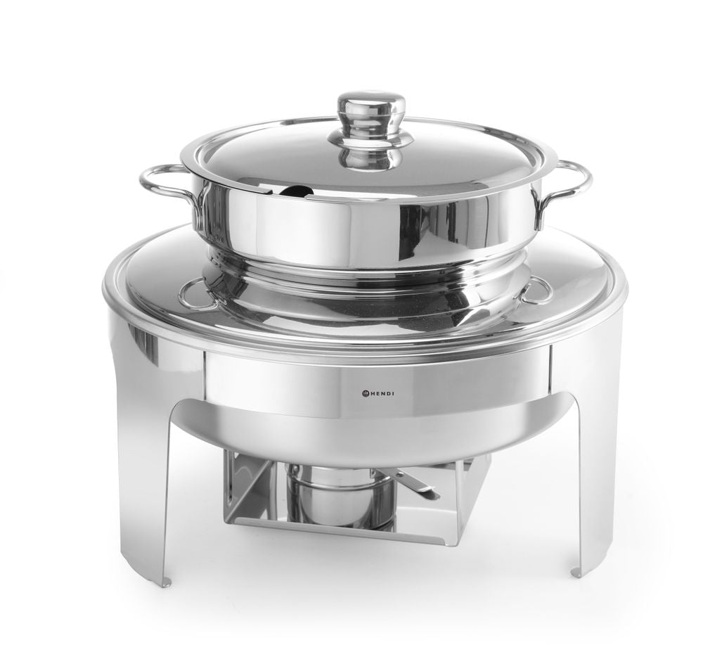 Soep chafing dish mirror finish, HENDI, Profi Line, 10L, ⌀420x(H)380mm
