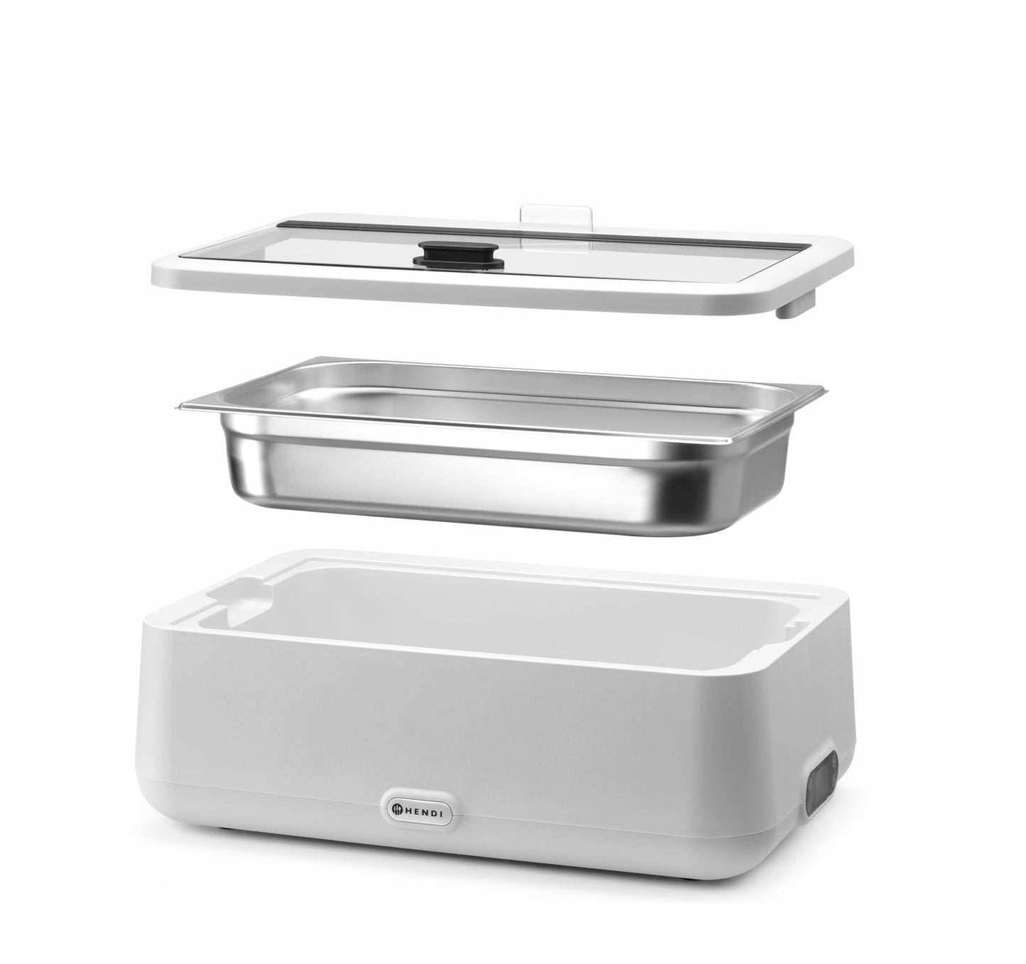 Hendi Chafing Dish Uniq - Elektrisch  12.5 Liter - GN1/1 - Zwart