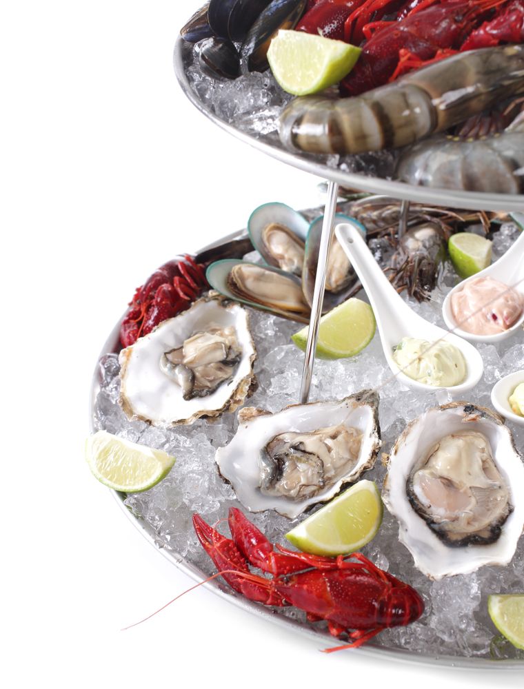 Zeevruchten plateau, HENDI, ⌀400x(H)200mm