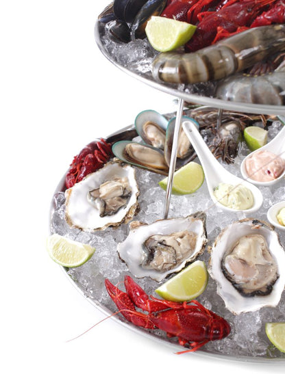 Zeevruchten plateau, HENDI, ⌀400x(H)200mm