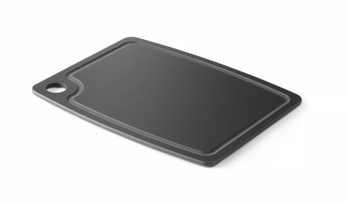 Snijplank Houtvezel met Anti-slip, HENDI, Zwart, 370x275x(h)6mm