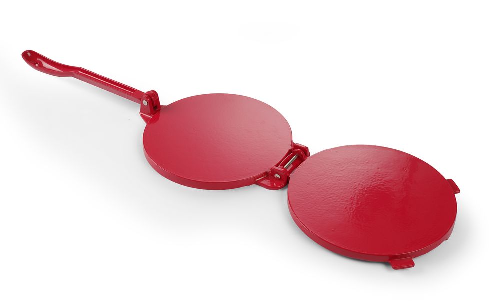 Tortilla pers, HENDI, Rood, 250x200x(H)95mm