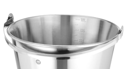 Emmer met versterkte voet Profi Line, HENDI, Profi Line, 15L, ⌀305x(H)330mm