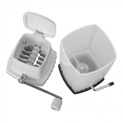 IJscrusher met Vacuüm voet, Tellier, Wit, RVS