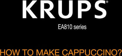 Krups EA810B70 Arabica - Volautomatische Espressomachine - Touchscreen - 1,7L - Zwart/Grijs