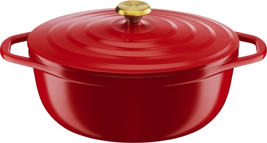 Tefal Air Braadpan, Ovaal 30x23 cm, Rood