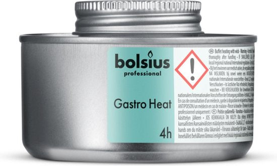 Brandpasta voor Chafing Dish, Bolsius Professional, 4 Branduren, ( 6 stuks )