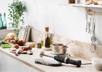 Kitchenaid Staafmixer Set 20cm - Matzwart - Garde + Hakmolen + Mengbeker + Panbeschermer