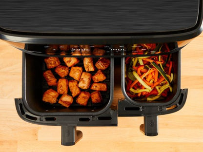 Tefal Easy Fry Dual Airfryer XXL – 8,3L - Dubbele Lade - 2700W - Zwart