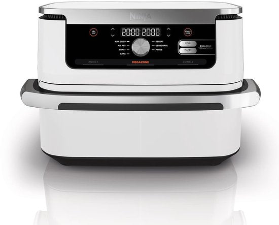 Ninja Foodi Heteluchtoven / Airfryer XXL 10,4L - MegaZone - 2470W - Wit