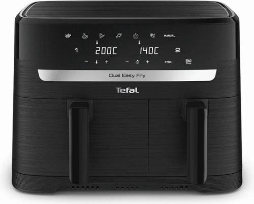 Tefal Easy Fry Dual Airfryer XXL – 8,3L - Dubbele Lade - 2700W - Zwart