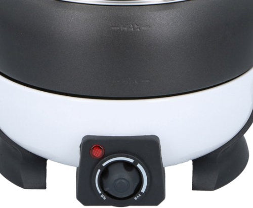 Fondue set Cuisinier Deluxe 800W incl RVS Fonduevorken - 6 Personen