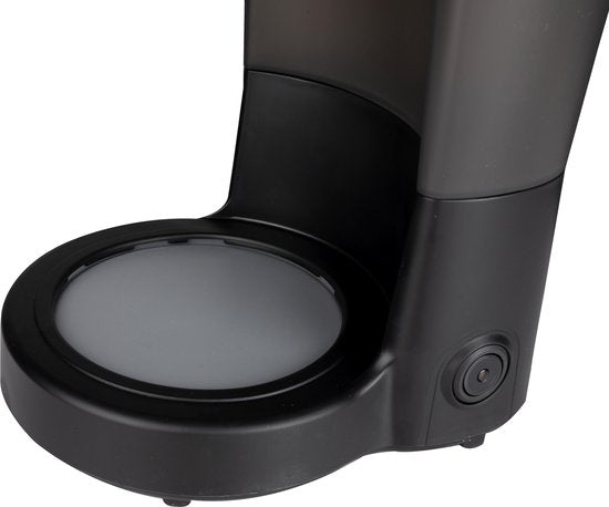 Koffiezetapparaat, Alpina, 1.25 Liter Filterkoffie - Met glazen kan voor 12 kopjes, Warmhoudplaat