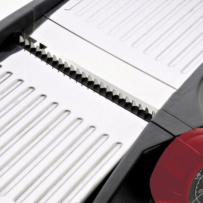 Mandoline Groentesnijder VARIO met meerdere snijmogelijkheden, Westmark, RVS messen, Zwart