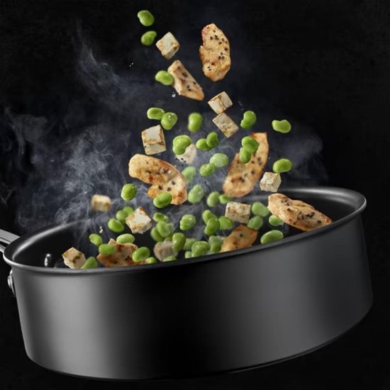 Tefal Hard Titanium PRO Hapjespan Ø 28 cm, Alle Warmtebronnen