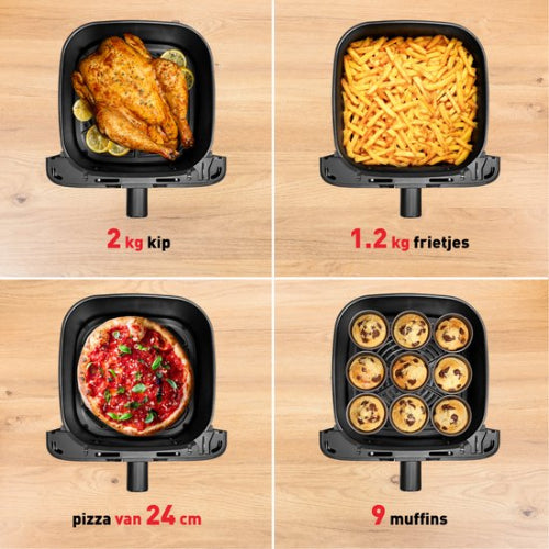 Tefal Easy Fry Mega Airfryer – 7,5L - 2020W - Zwart